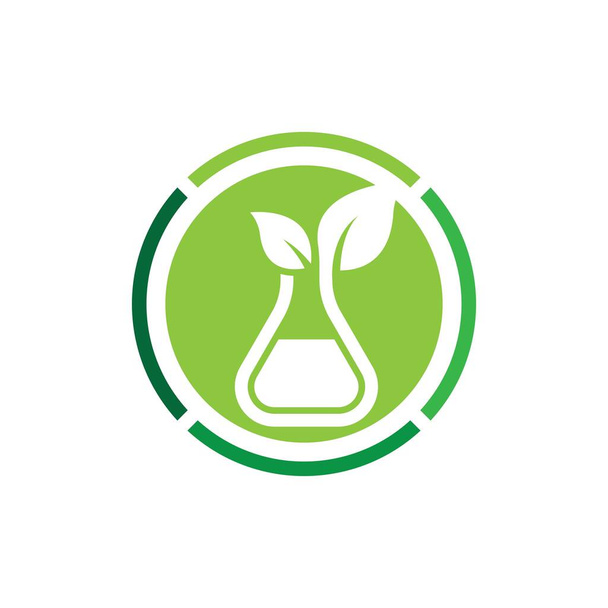 Natuurlijke geneeskunde logo afbeeldingen illustratie ontwerp - Vector, afbeelding