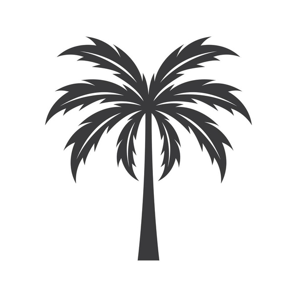 Рисунок логотипа пальмы - Вектор,изображение