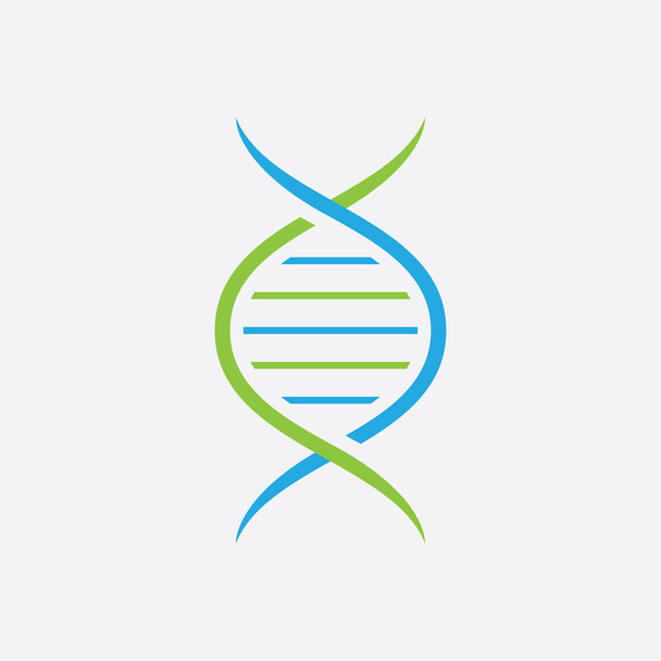 DNA logo vector medical icon - Διάνυσμα, εικόνα