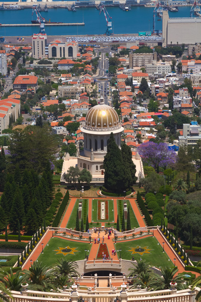 Bahai Gardens in Haifa Israel - Foto, Imagem