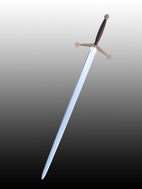 Single illustration long sword - Photo, Image