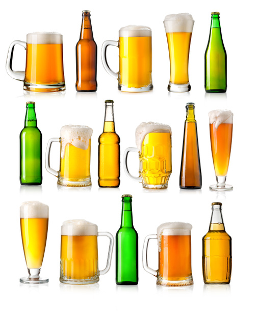 különböző sör szett  - Fotó, kép