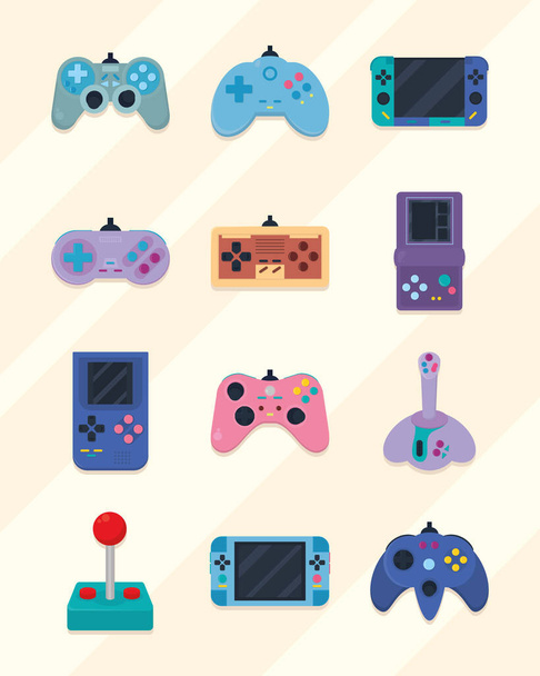 video game controllers - Vector, Image