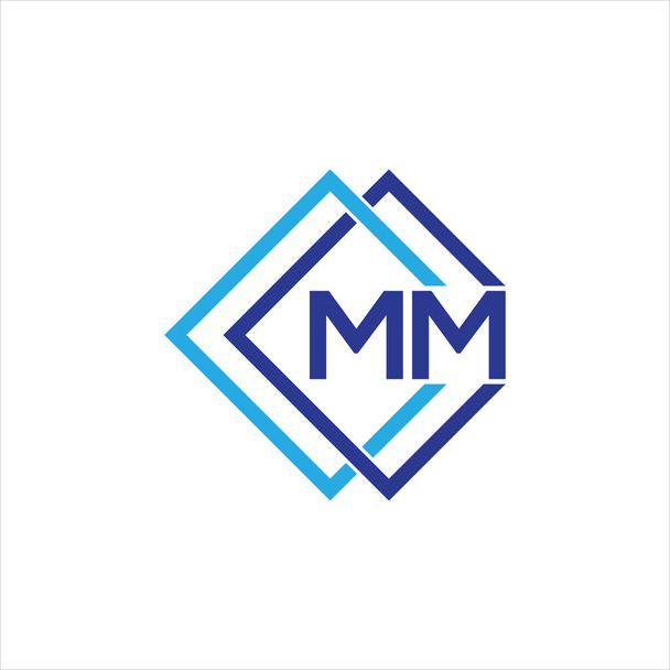 Premium Vector  Letter mm creative logo design