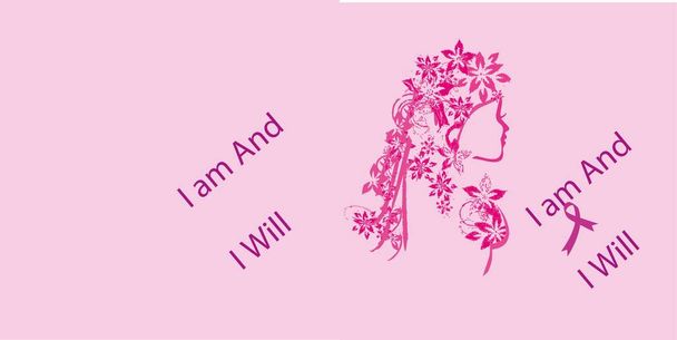 Journée internationale de la femme, Journée internationale de sensibilisation au cancer du sein - Vecteur, image