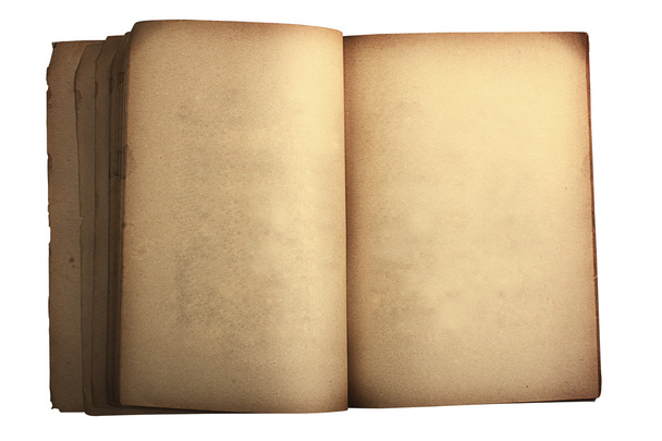 Páginas em branco do livro antigo
 - Foto, Imagem