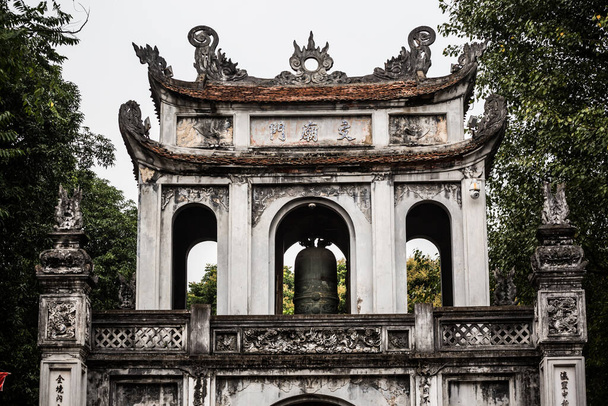 Beautiful landmark of Vietnam capital city, Hanoi. Interesting details photo. - Photo, Image