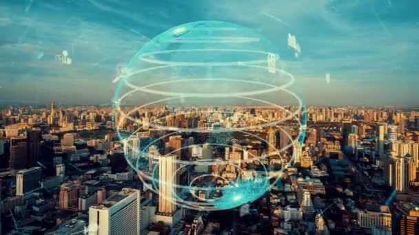Globális kapcsolat és az internetes hálózat korszerűsítése intelligens városban - Felvétel, videó