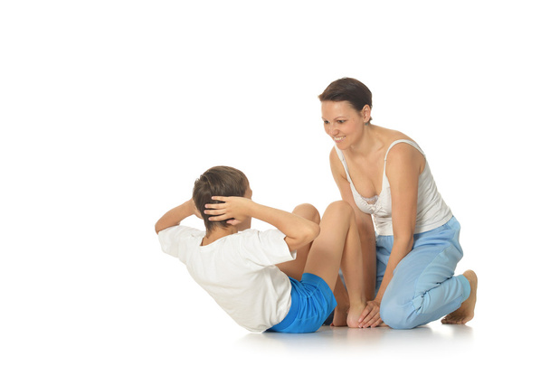 Матери и сына упражнения
 - Фото, изображение