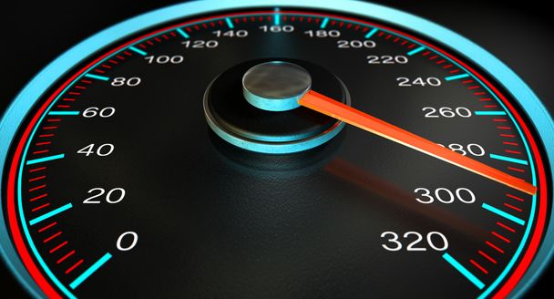 スピード メーターの高速スピード - 写真・画像
