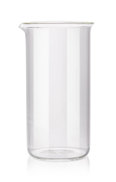Test-tubes isolated on white. Laboratory glassware - Foto, Imagem