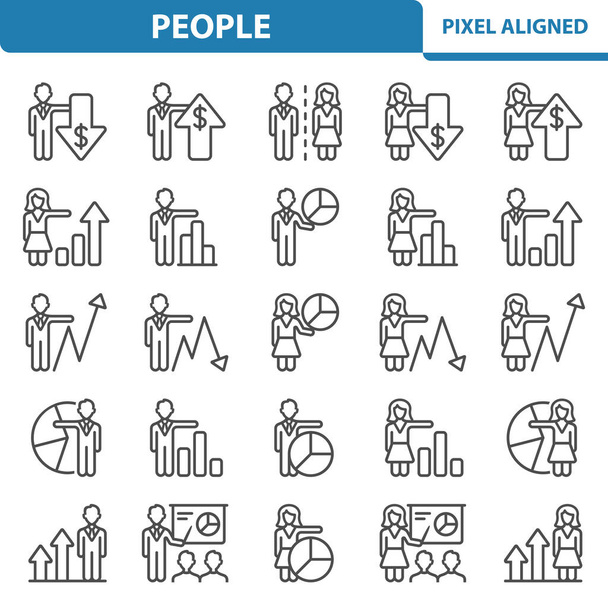People - Man, Woman Icons - Vector, Image