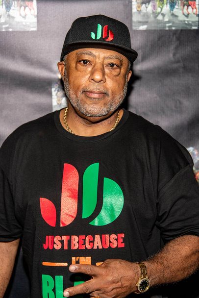 Curtis Elerson attends The Official Listening Party for HRSMN "The Last Ride" at The Grid Studios, Los Angeles, CA on June 12, 2021 - Photo, Image