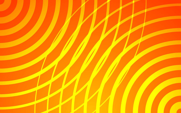 Banner de verano amarillo y naranja en venta. Elemento de diseño gráfico vectorial. Fondo de color de verano con círculos - Vector, Imagen