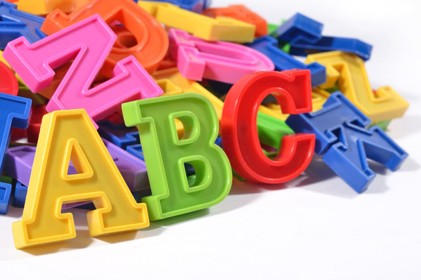 Lettres alphabet couleur plastique ABC
 - Photo, image
