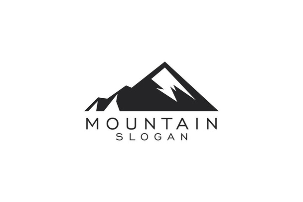 Вектор вдохновения для дизайна логотипа хипстера: горы / путешествия / приключения - Вектор,изображение