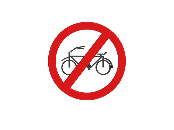 Segnale divieto di accesso alle biciclette
 - Foto, immagini