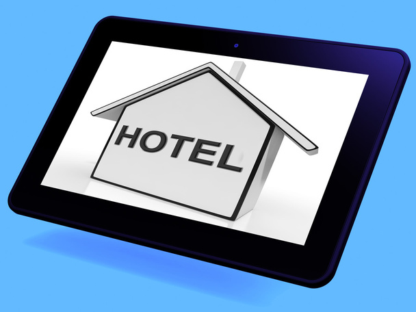 Hotel House Tablet montre l'hébergement et les unités de vacances
 - Photo, image