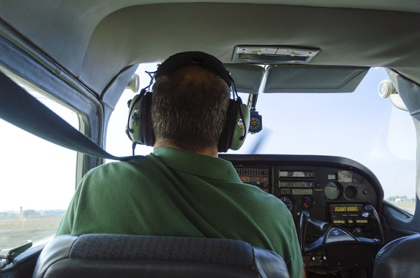 pilot letadla skywagon - Fotografie, Obrázek