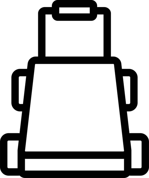 freight front handcart icon - Vector, Image