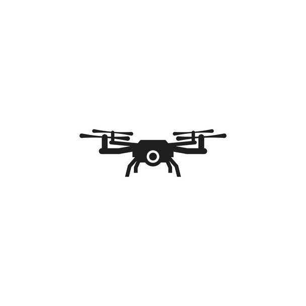 Ícone de drone ilustração vetorial plana - Vetor, Imagem