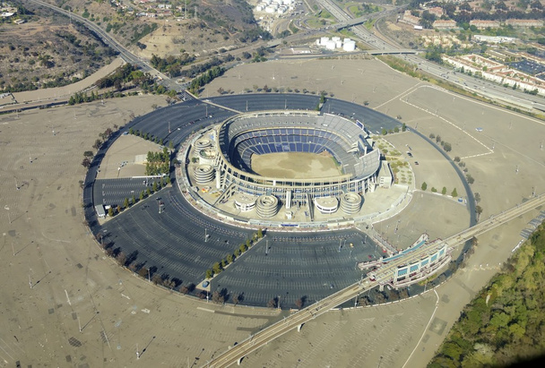 Letecký pohled na qualcomm Stadium, san diego - Fotografie, Obrázek