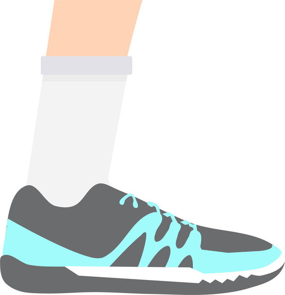 легка атлетика біг іконка бігу в плоскому стилі
 - Вектор, зображення