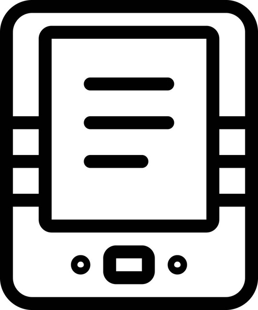 ikona elektroniky počítačového zařízení ve stylu osnovy - Vektor, obrázek
