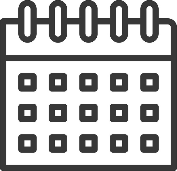 значок календаря назначений в стиле набросков - Вектор,изображение