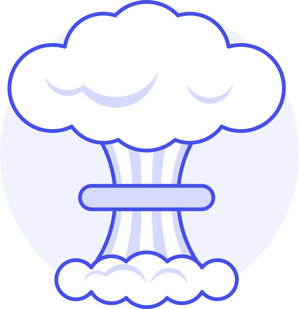 icona nube bomba atomica nella categoria di applicazione della legge - Vettoriali, immagini