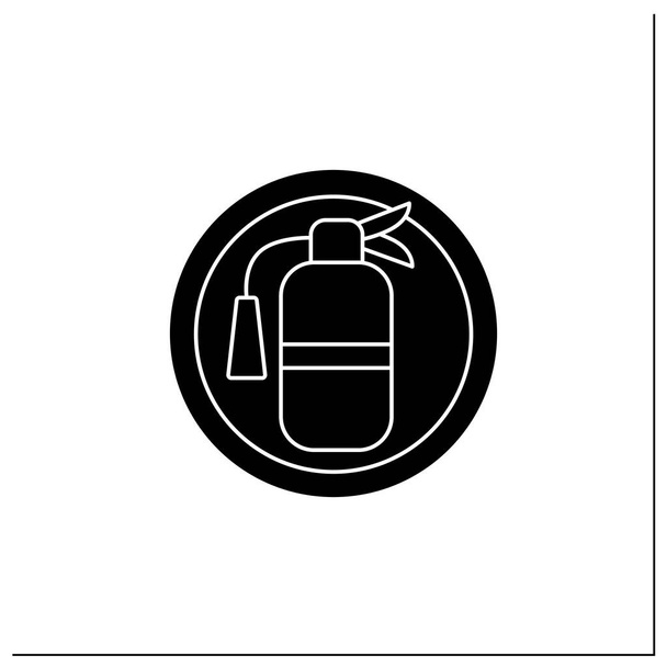 Символ огнетушителя - Вектор,изображение