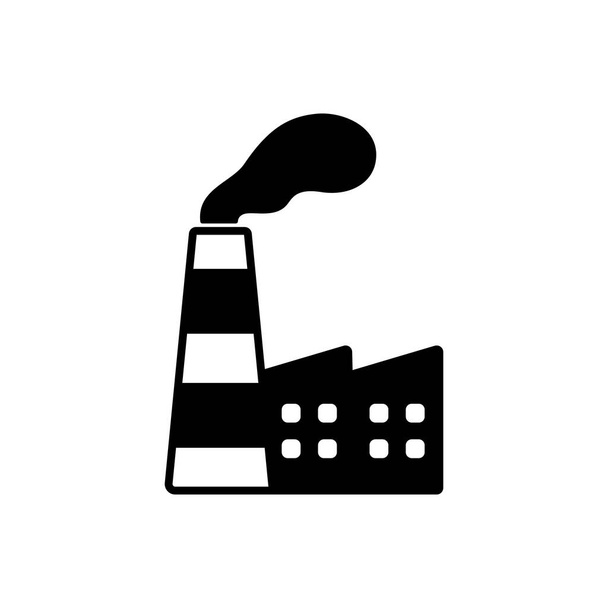 vettore icona di fabbrica isolato su sfondo bianco per la progettazione web e mobile app, concetto di logo industriale - Vettoriali, immagini