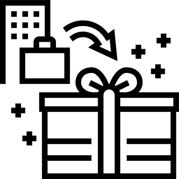 bonuses gifts benefits icon - Vector, Image