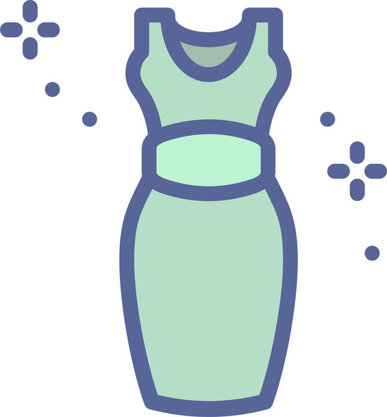 robe robe mannequin icône dans la catégorie mère-pèrejour - Vecteur, image