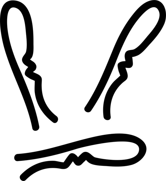 accesorio barrette icono de la moda en la categoría clothesaccessory - Vector, imagen