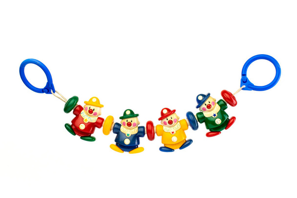 Kinder-Spielzeug-Clowns am Seil - Foto, Bild