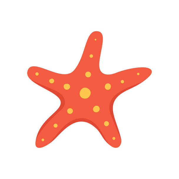 Cute hand drawn starfish. Vector illustration. - Vektor, kép