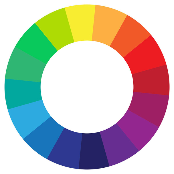 Colors spectrum. Ink painting style. Vector illustration. Stock image. - Vektor, Bild
