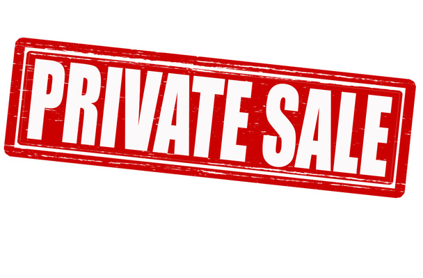 Private sale - Vector, Image