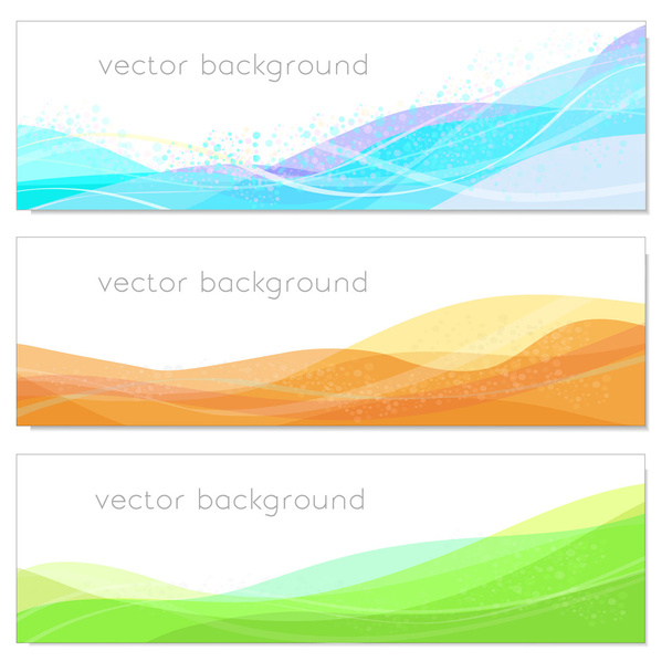 Set of abstract backgrounds - Vetor, Imagem