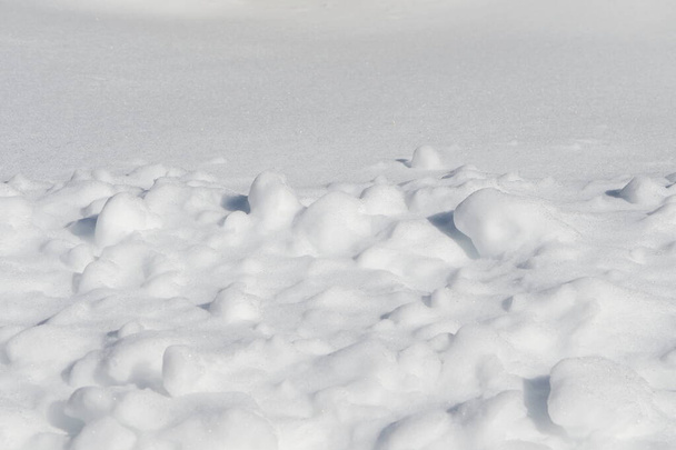 Closeup snow texture background - Photo, Image