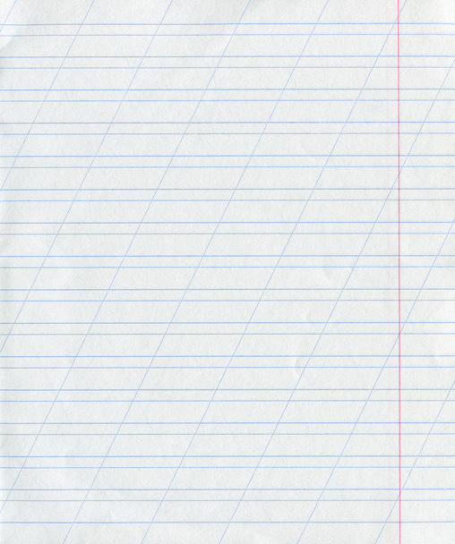 Blue Lined Paper - Фото, зображення