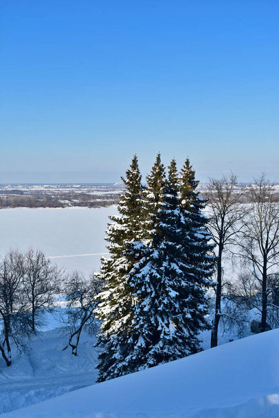 Côte de la Volga en hiver - Photo, image