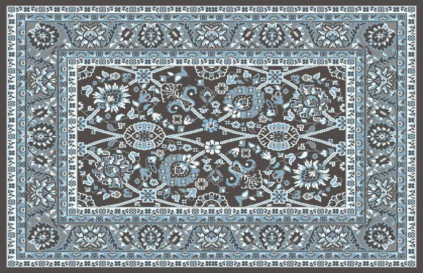 Kobercová koupel a koberec Boho styl etnický design vzor s potlačovanou tkanou texturou a efektem - Fotografie, Obrázek