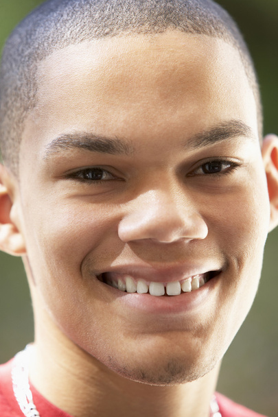 Portrait Of Teenage Boy Smiling - Photo, image
