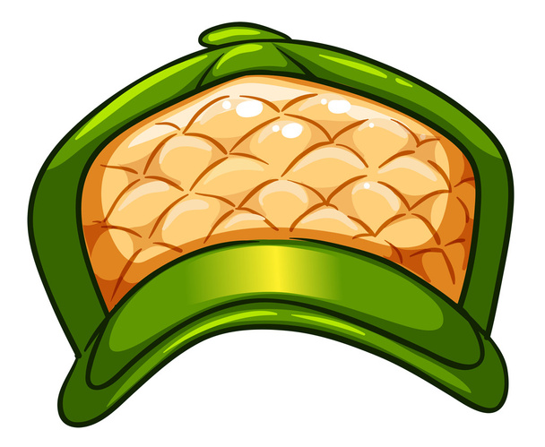 ένα πράσινο καπέλο - Διάνυσμα, εικόνα