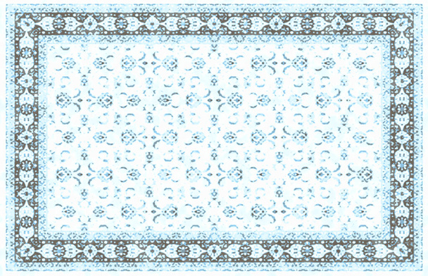 Kobercová koupel a koberec Boho styl etnický design vzor s potlačovanou tkanou texturou a efektem - Fotografie, Obrázek