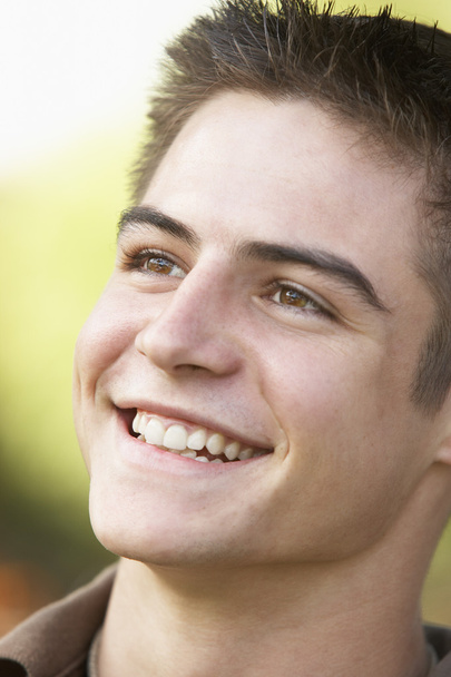 Portrait Of Teenage Boy Smiling - Zdjęcie, obraz