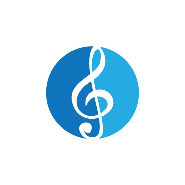 müzik notası ikon vektör illüstrasyonu - Vektör, Görsel