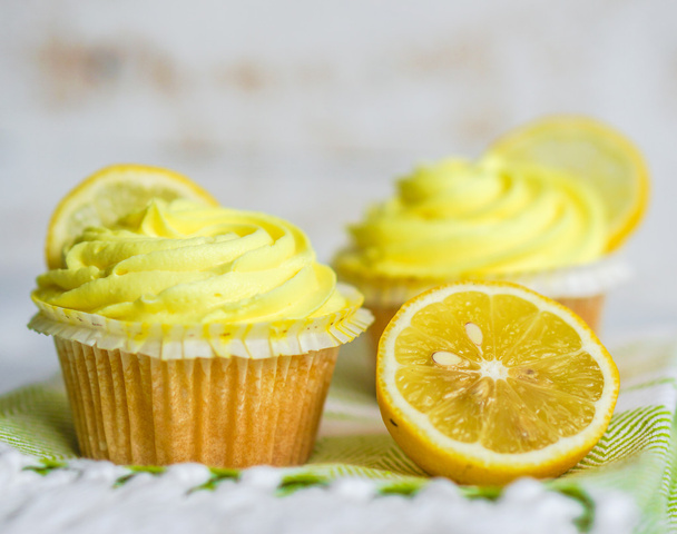Lemon cupcakes - Foto, Bild